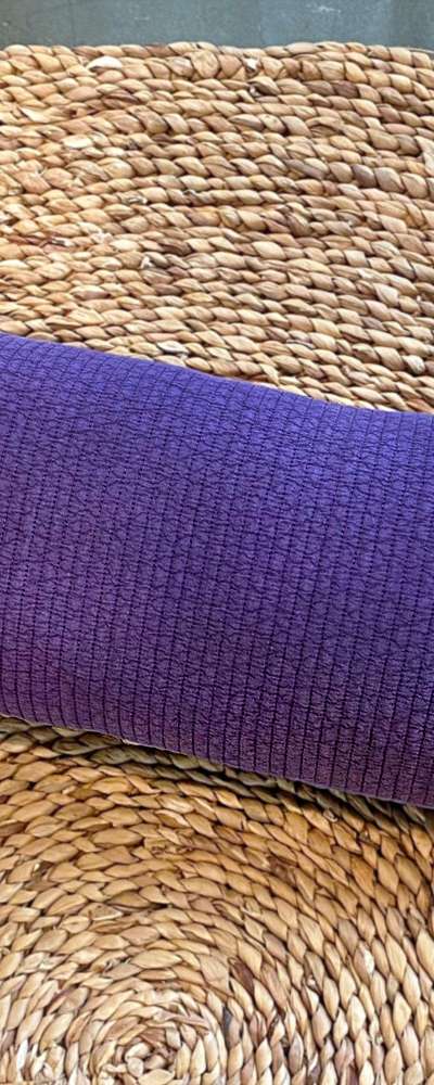 Purple Square Round Line Buckwheat Cervical Pillow | Neck Support Nap Pillow