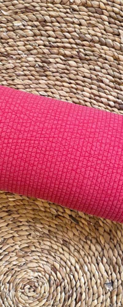 Pink Square Round Line Buckwheat Pillow | Cervical Support Nap Pillow