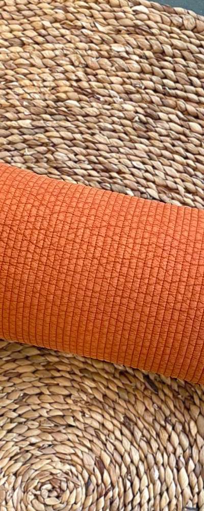 Orange Square Round Line Buckwheat Pillow | Cervical Support Pillow Nap Pillow