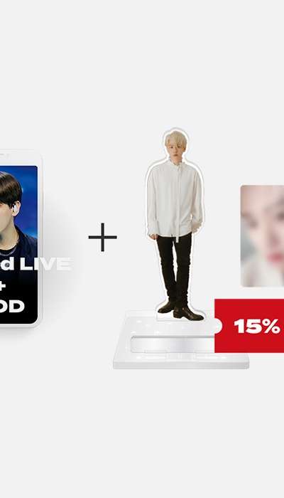 BAEKHYUN Beyond LIVE - BAEKHYUN : LIGHT + VOD TICKET + SMART PHONE STAND