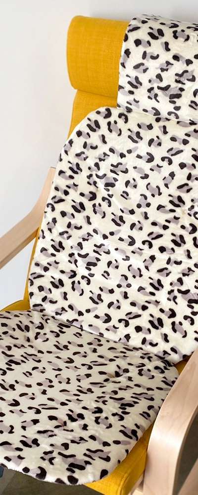 Natural Leopard Car Seat Cover | Automotive Winter Microfiber Car Seat