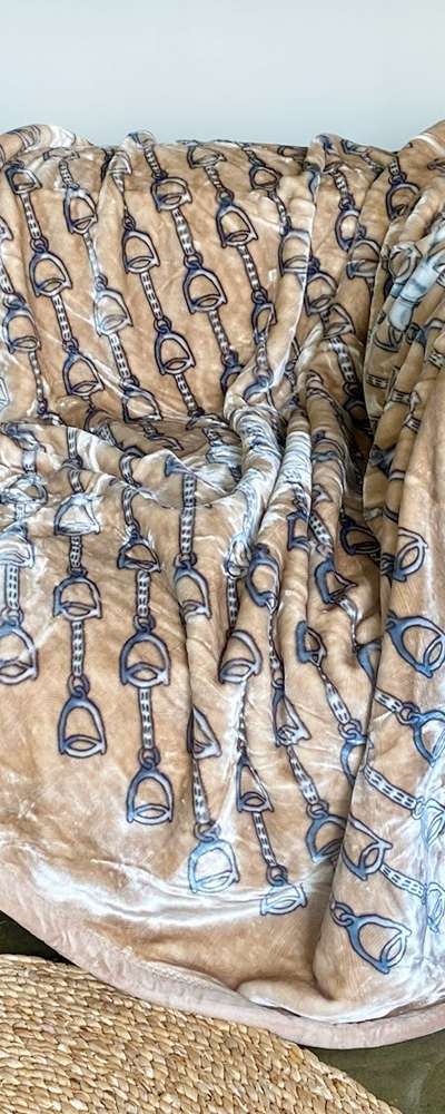 Brown Thick Double-Sided Mink Blanket Chain | Ultra-Fine Fiber Duvet
