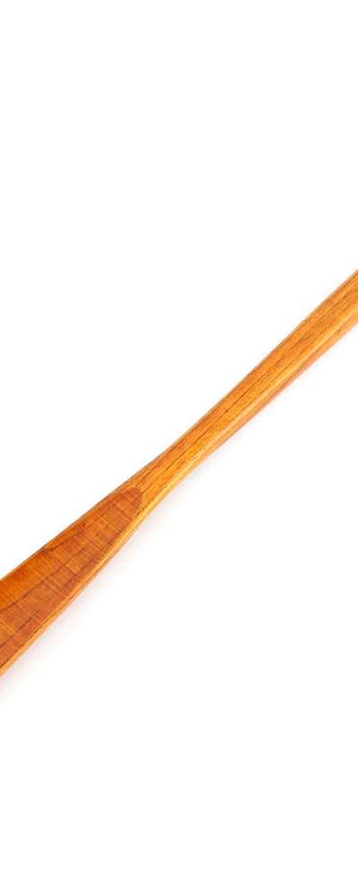 54cm Natural Lacquer Finish Long Wooden Shoehorn | Sneaker