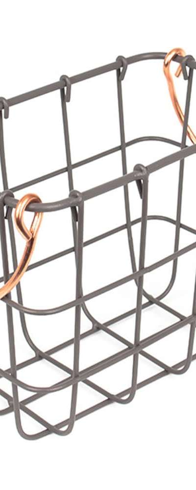 M.25x17cm Wire Basket Rectangle | Iron Egg Basket