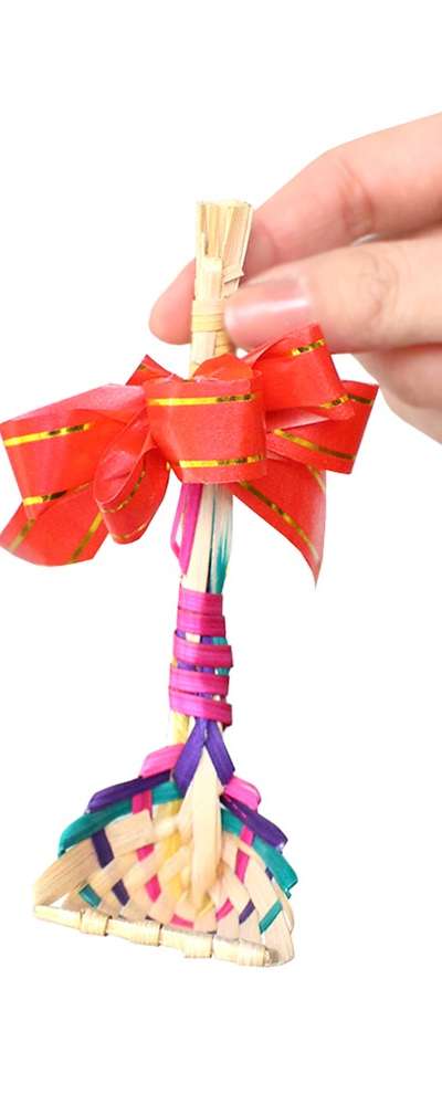 Color Mini Luck Sieve SS 1P + Ribbon (Korean Souvenir Foreign Gift New Year Holiday Promotional Gift Giveaway)