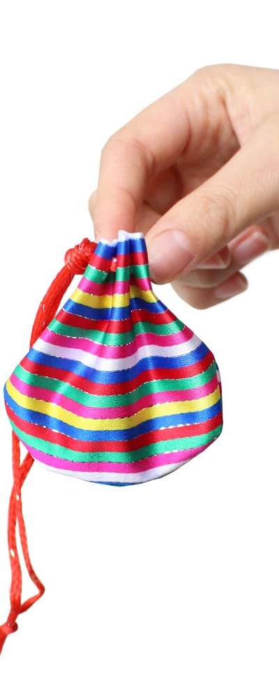Mini Saekdong Lucky Pouch 1P (Ring Pouch, Accessory Pouch, Korean Souvenir, Traditional Craft Gift)