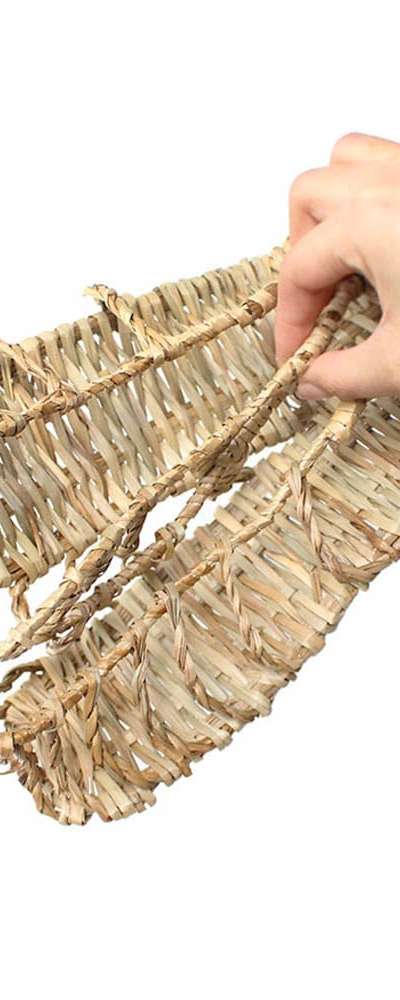 Decorative Straw Sandal (Miniature Traditional Korean Craft)