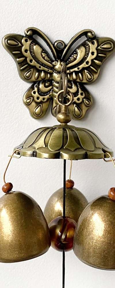 Antique Butterfly Door Bell | Vintage Entrance Doorbell Wall-Hanging Home Décor