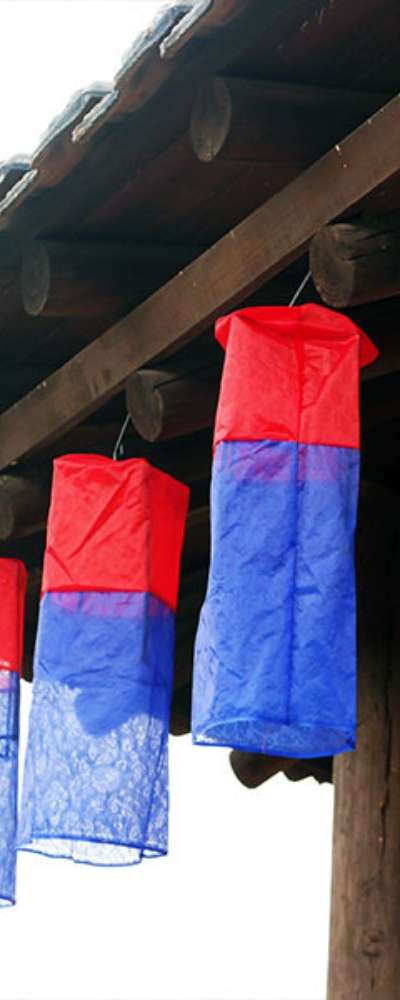 10 Pieces S Large Traditional Blue Silk Lanterns | Traditional Events Festivals Weddings Hamjiggi Restaurant Opening Bar Interior