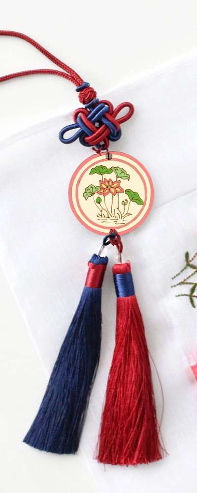 Norigae Craft Kit (Chuseok Autumn Crafts Traditional Pattern Knot Hanbok Accessory Art Materials)
