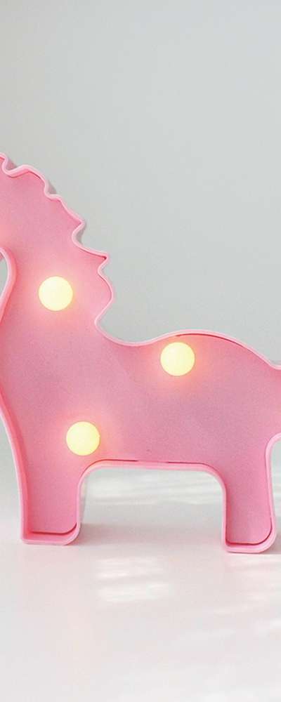 ピンク ユニコーン マキライト LED ミニライト キャンピングムードライト