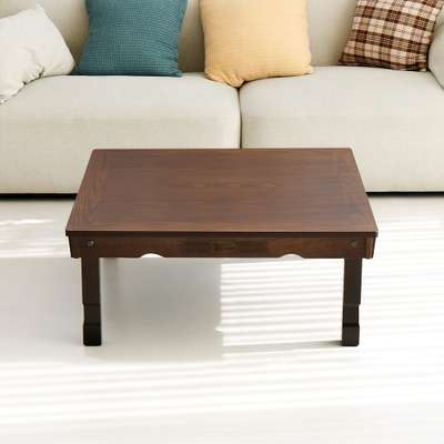 2.7 Jinn Antique Inlay (Wanja) Luxury Steel Crafted Table