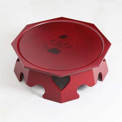 Regular Octagonal Jeweled Folding Tea Table 45cm