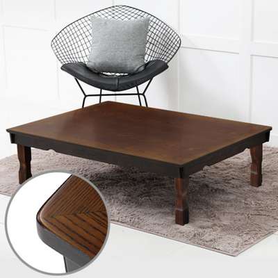 4.0 Round Two-Tone Antique Korean Ritual Table