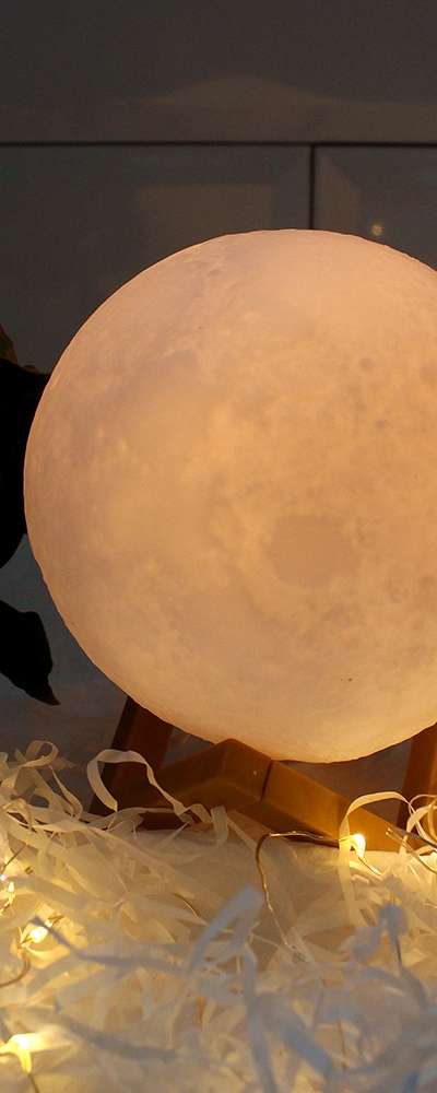 Moon Mood Light L10cm | Mini LED Lighting Camping Sleep Light Nursing Light