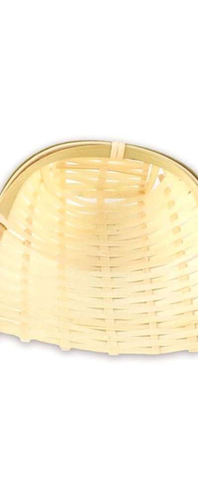 Traditional Bamboo Mini Basket 11cm (Woven Basket Decorative Folk Item)