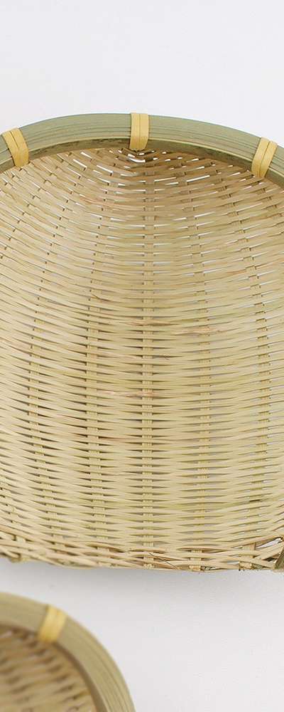 L 20cm Bamboo Mini Samtkegi Folk Item Sokuai Basket