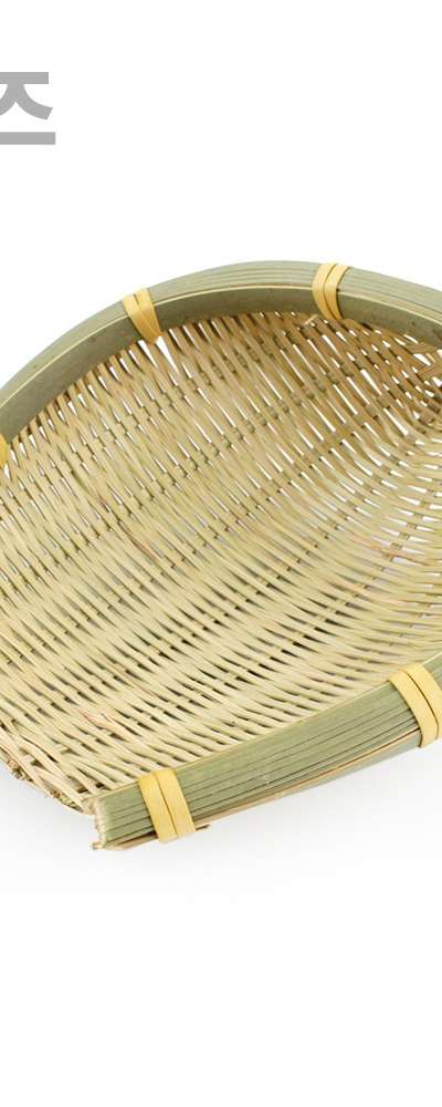 M 16.5cm Traditional Bamboo Mini Sieve Basket (Deep-Fried Food Basket, Strainer, Vegetable Basket, Fruit Basket)
