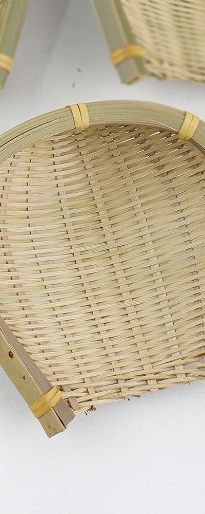 XS 11.5cm Bamboo Mini Samtaggi Traditional Folk Craft Strainer Basket