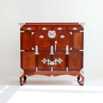 Gwaemok Brass Hardware Half-Door Traditional Antique Furniture