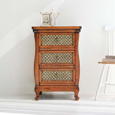 Premium Carved Horibbyeong Three-Tier Stand (Small) Traditional Antique Furniture