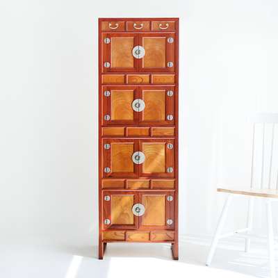 Cambodian Walnut Four-Tier Chest - Traditional Antique Furniture
