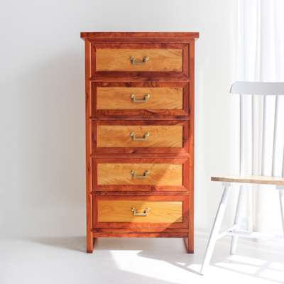 Premium Nyanza Wood 5-Drawer Traditional Antique Cabinet