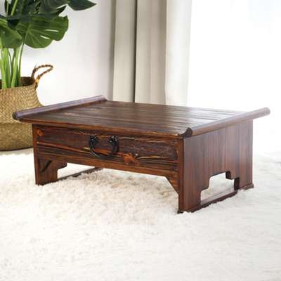 Small Solid Wood Traditional Chest with Mirror - Antique Furniture