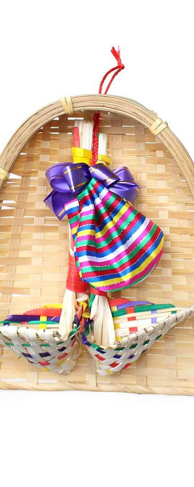 Traditional Mini Key Bokjori S Set (Lucky Charm Evil Eye Prevention Keychain New Year New Year's Day Housewarming Gift)