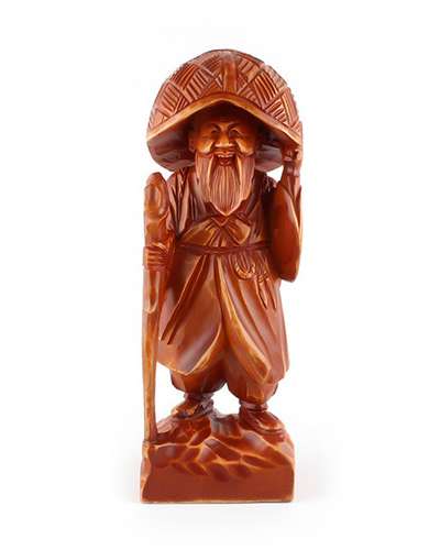 Traditional Wood Carving Kim Sat-Gat S (Folk Interior Wooden Decorative Craft, Premium Korean Souvenir, Gift for Foreigners)