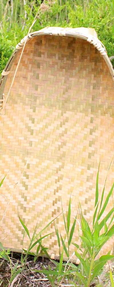 Large Traditional Bamboo Grain Sieve (Weekend Farming Chuseok Harvest Experience Traditional Hanok Interior Decor Craft)