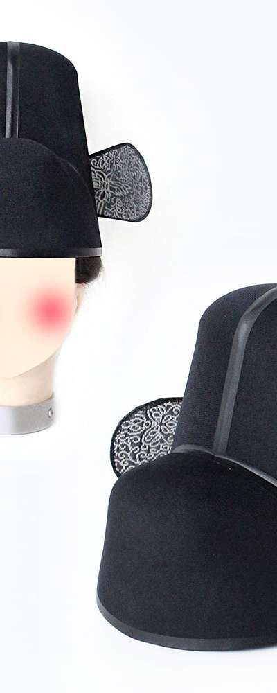 L Size Traditional Mak-Samo Hat | Traditional Korean Ceremonial Hat for Weddings, Bridegroom, Village Ceremonies, Folk Festivals