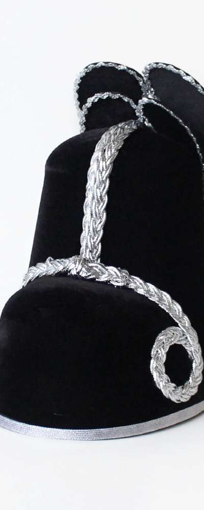 S Size Silver Ikseongwan | Traditional Hat Formal Headwear Emperor Crown Prince Wedding Ceremony Folk Festival Event