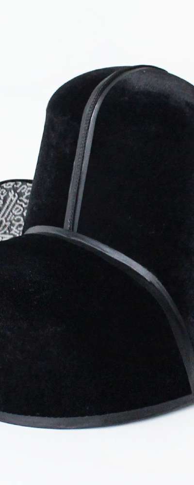 L Size Velvet Samo | Traditional Hat Gwan-mo Paebaek Wedding Groom Hyanggyo Folk Festival Event