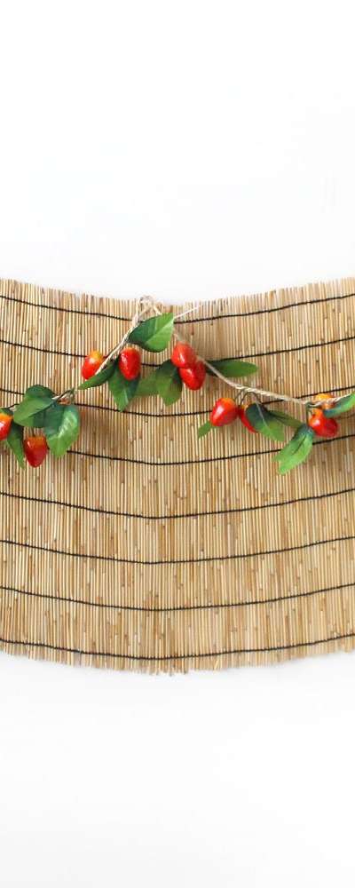 Holiday Traditional Photo Zone Background Mini Strawberry Set (Chuseok Event Decoration Autumn DIY Pet Birthday Photo Zone)