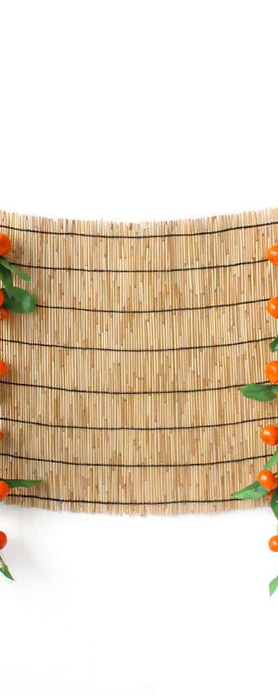 Holiday Traditional Photo Zone Backdrop Mini Mandarin Set (Chuseok Event Decoration Autumn DIY Pet Birthday Photo Zone)