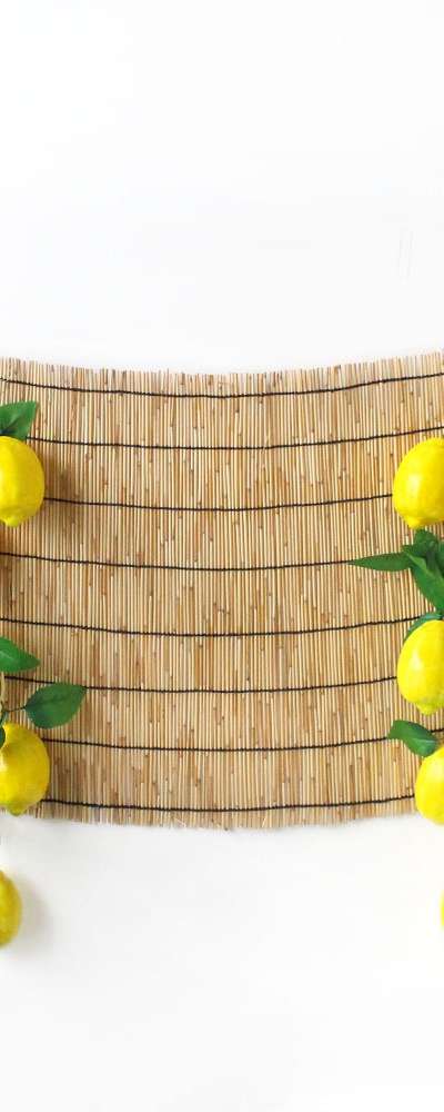 Holiday Traditional Photo Zone Background Lemon Set (Chuseok Event Decoration Autumn DIY Pet Birthday Photo Zone)