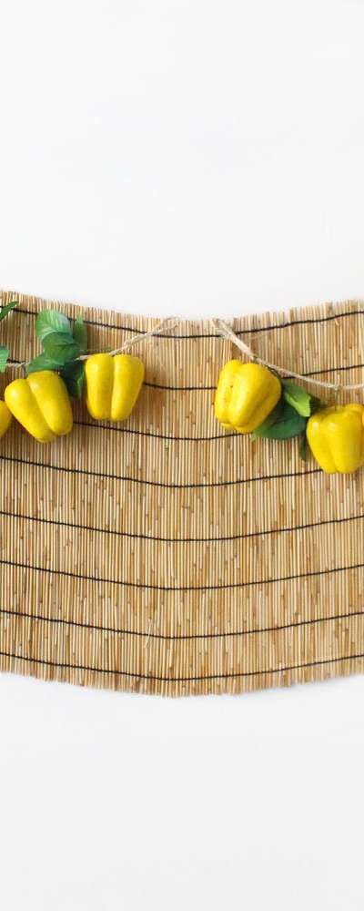 Holiday Traditional Photo Booth Backdrop Paprika Yellow Set (Chuseok Event Decoration Fall DIY Pet Birthday Photo Zone)