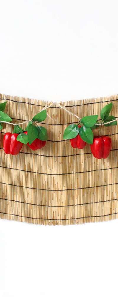 Holiday Traditional Photo Zone Backdrop Paprika Red Set (Chuseok Event Decoration Autumn DIY Pet Birthday Photo Zone)