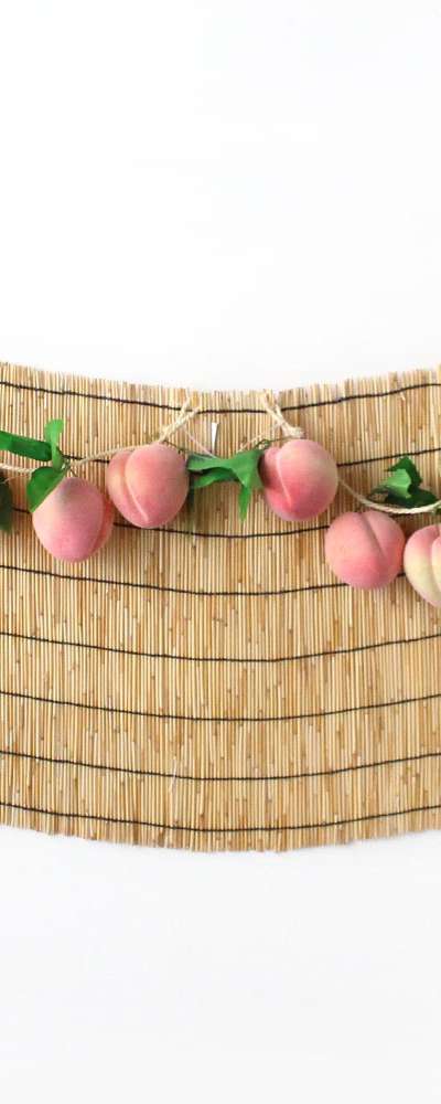 Holiday Traditional Photo Zone Background Peach Set (Chuseok Event Decoration Autumn DIY Pet Birthday Photo Zone)