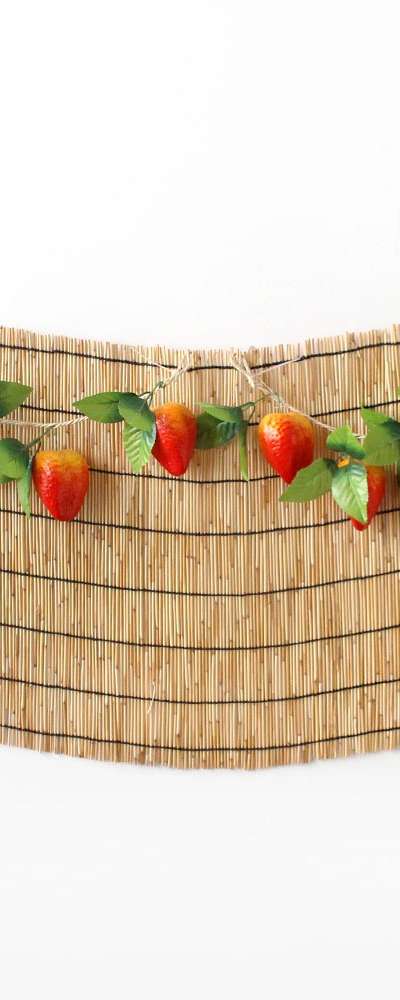 Traditional Holiday Photo Zone Background Strawberry Set (Chuseok Event Decoration Autumn DIY Pet Birthday Photo Zone)