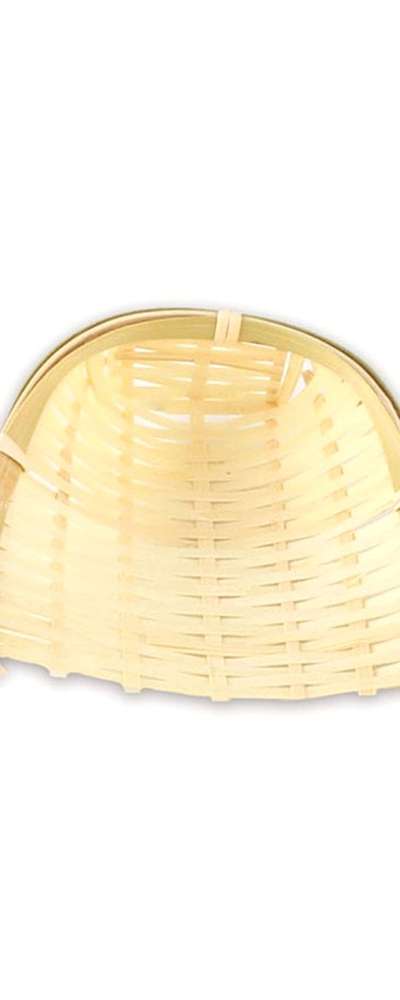 Traditional Bamboo Mini Basket 7-8cm (Samtaggi Basket Miniature Thanksgiving Japanese Tableware Decoration Folk Goods)