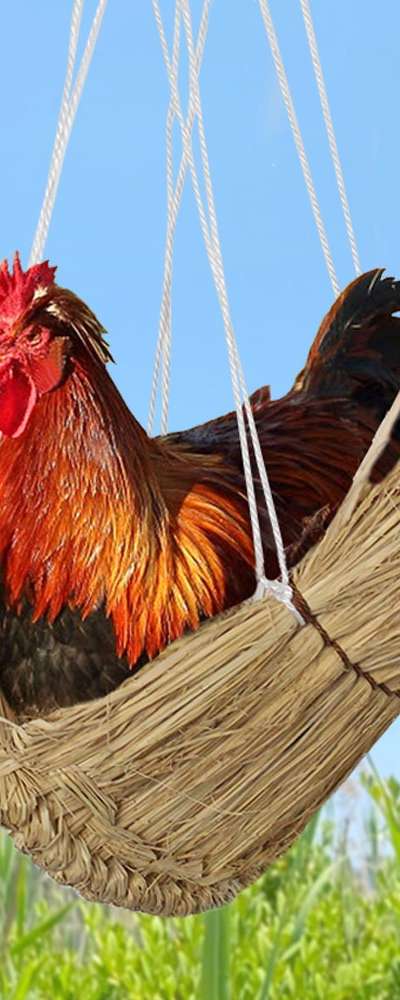 Traditional Chicken Nest A (Rice Straw Egg Laying Box Hanok Interior Decor Folk Experience)
