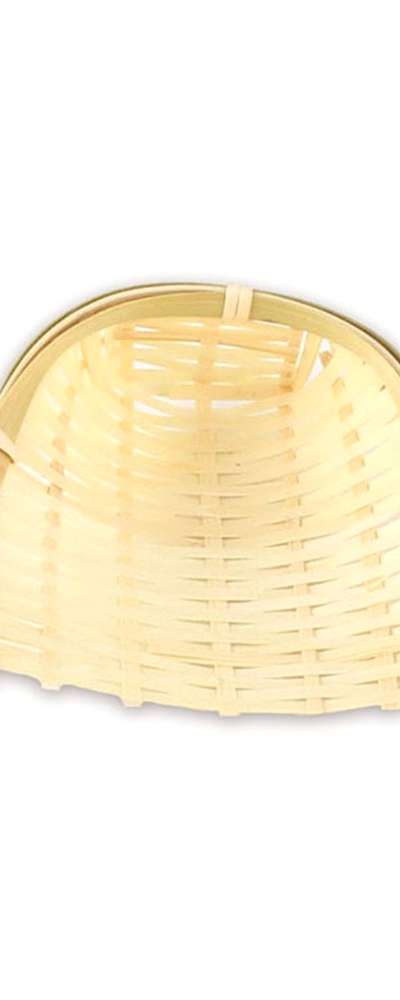 Traditional Bamboo Mini Basket 13cm (Samtaggi Basket Fried Food Strainer Thanksgiving Japanese Decor Folk Craft)