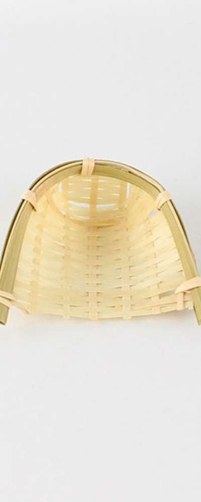 9cm Miniature Bamboo Mini Sieve Basket