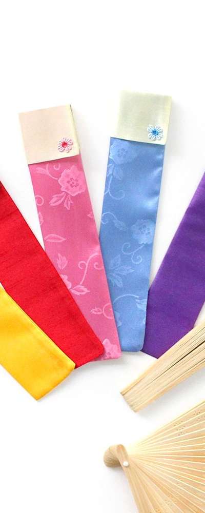 Korean-Made Fan Case 215 (Traditional Fan Case, Colored Pouch, Chopstick Holder, Craft Item, Group Gift, Thank-You Gift, Promotional Item)