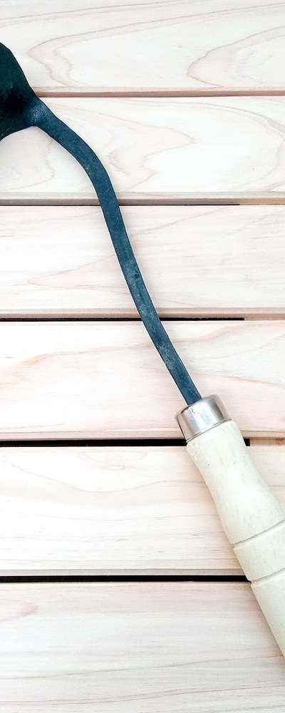 S Hoe | Tidal Flat Vegetable Garden Farm Tool Clam Sweet Potato Weed Removal