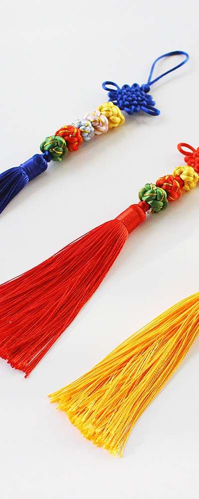 Traditional Tassel Knot Chrysanthemum Norigae Wedding Gift Hanbok Hostess Accessory