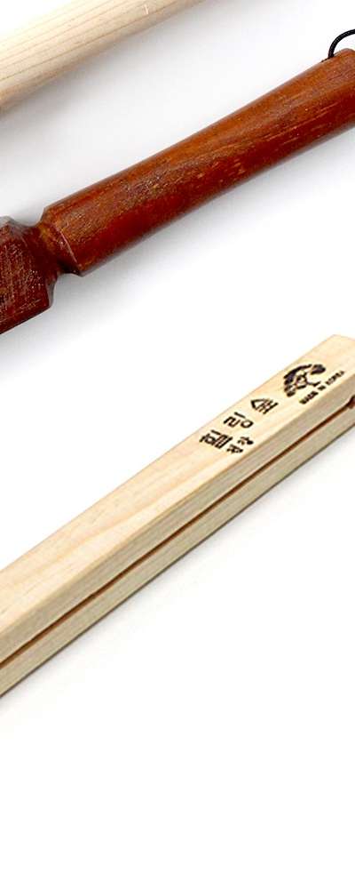 Healing Forest Massage Stick Straight 43cm Bamboo Rod Shoulder Massage Stick Acupressure