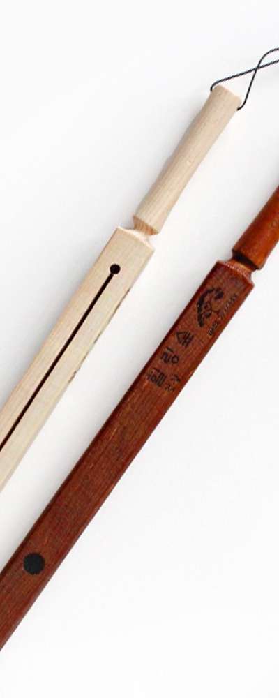 Healing Forest Natural Wood Bamboo Massage Stick Straight 43 - Neck Shoulder Massager